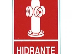 cartel hidrante p-143