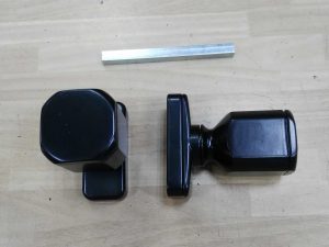 pomo retroceso negro mate juego