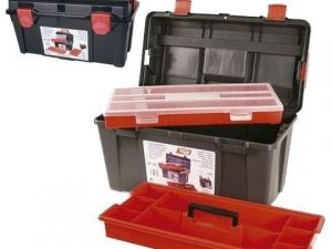caja herramientas plastico tayg nº31-44x23x23cm bande+estuche