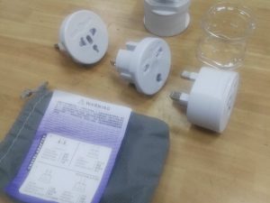 adaptador de viaje multiple 4 pzas