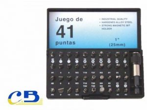 juego 41 puntas 1" (25mm)