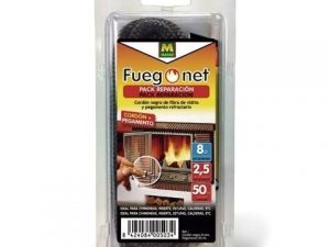 cordon fibra vidrio +pegamento para estufas 6mm 2.5mtrs