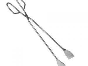 tenaza barbacoa inox pala ancha 38cmx6mm 50438