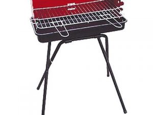 barbacoa carbon rectangular plegable 58x38cm 11773-c garden