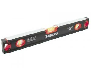 nivel aluminio magnetico 3 burbujas 60cm brixo