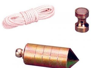 plomada nuez imantada c/cuerda 400gr