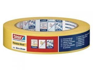 cinta pintor krepp mask 50mm (rollo 50mtrs) tesa