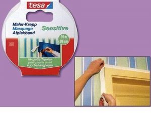 cinta pintor krepp sensitive mask 50mm (rollo 50mtrs) tesa