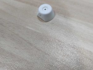 patin deslizante para puntilla blanco 10udes