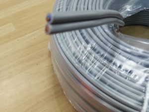 triplan empotrable rigido 2x1.5mm gris