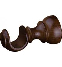 soporte abierto liso 20mm nogal unidad