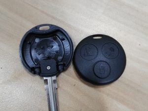 carcasa mando smart 3 botones serreta hueco led
