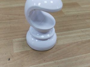 soporte techo liso 20mm blanco unidad