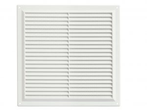 rejilla ventilacion 17x17 blanca c/mosquitera extrafuerte pvc