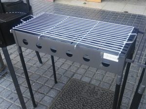 barbacoa pintada 330x330x600 mm