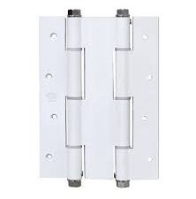 bisagra doble accion blanca 180x40mm