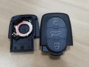 carcasa mando volkswagen/audi 3 botones mod redondo