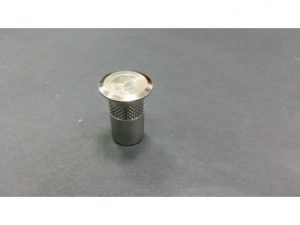 casquillo suelo con tapon guardapolvo 22mm cromo