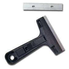 rascador profesional pvc 100mm +5 hojas recambio