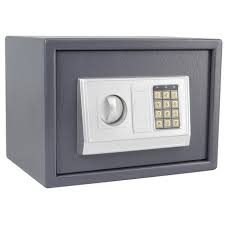 caja fuerte tenaz 31x20x20 gris amig 8kg