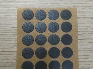 pegatina cubre tornillos 13mm gris oscuro 20udes