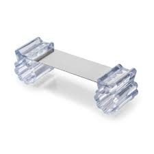 tope retenedor puerta flexible transparente 13cm