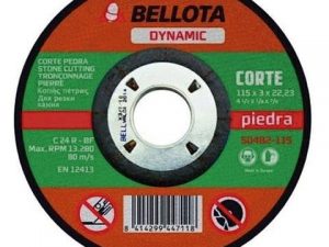 disco abrasivo bellota corte piedra 50482-230 dynamic