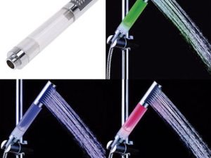 mango ducha cilindrico 3 led