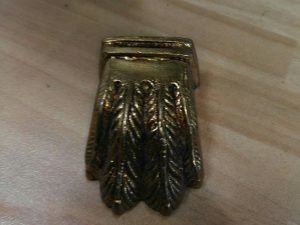 embellecedor pata decorativa laton 25mm
