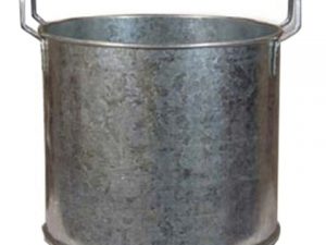 cubo chapa galvanizado recto dos asas 35cm